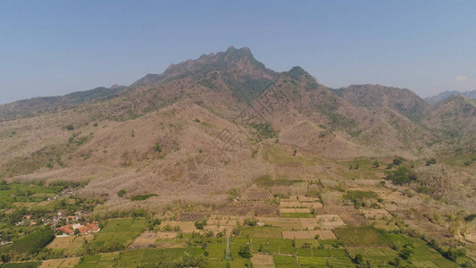 以高悬崖高坡覆盖植被的山坡脉地势茂密林图片