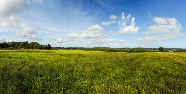 美丽的夏日风景阳光明媚图片