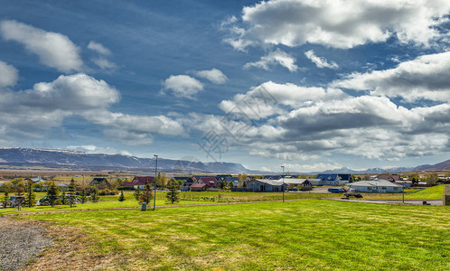 Saurkrkur是位于冰岛的一个小镇以及一般冰岛西北图片