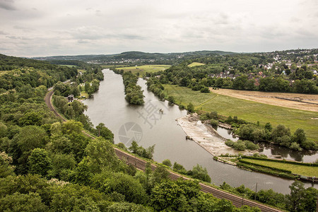 威滕的鲁尔河谷与河道图片