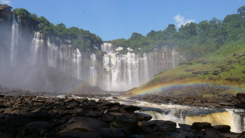 安哥拉的卡兰杜拉瀑布图片