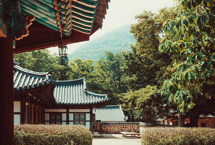 传统的韩国建筑图片