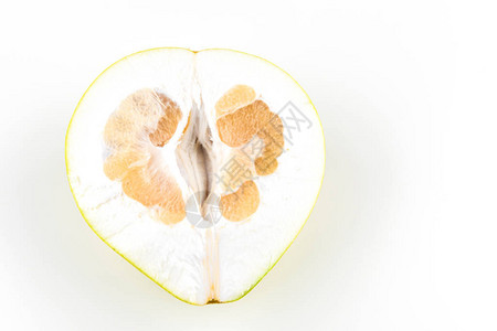 在白色背景上切柚子生里面很小铭文的地方容易剪从上图片