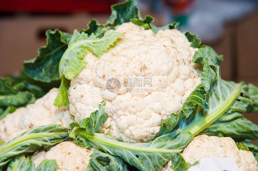 新鲜水果和蔬菜花椰菜图片