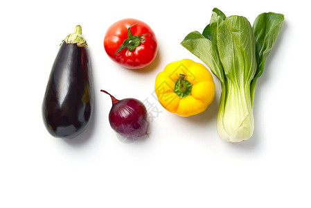 生蔬菜紫色卷心菜菠西红柿番茄洋葱花椰菜香草图片