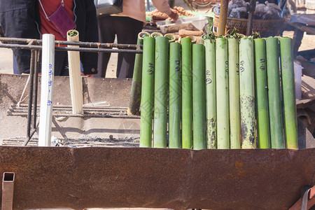 竹节烤糯米泰国图片