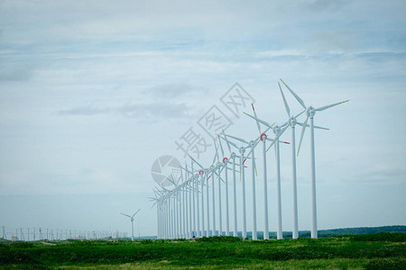 北海道的风力发电图片