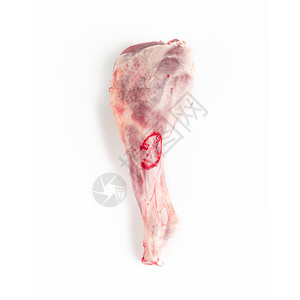 生的羊腿肉图片
