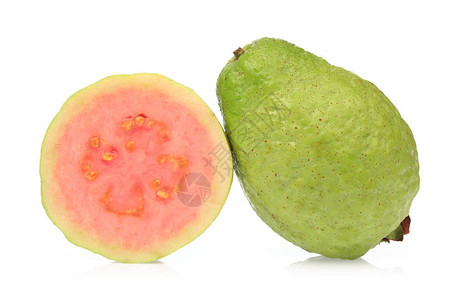 瓜瓦水果切片白图片