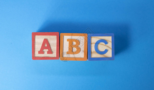 ABC木块图片