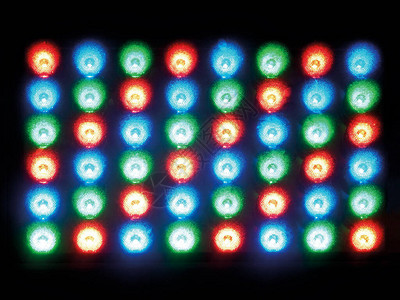 LED矩阵RGBLED聚光图片
