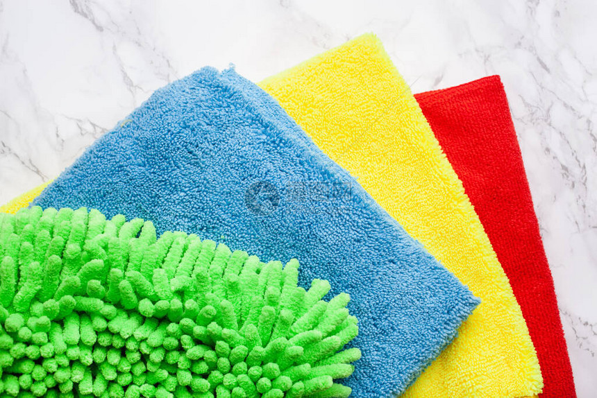 清洁家用彩色超细纤维布图片
