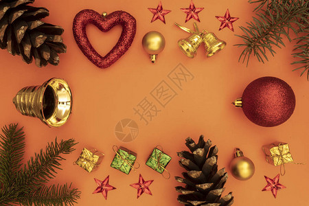 圣诞和新年贺卡装饰图片