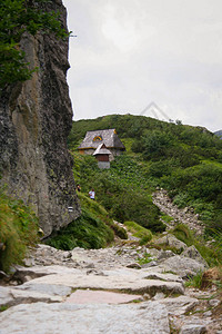 波兰塔特拉山脉的山地景观美丽的户外风景旅游概念背图片