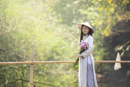 越南妇女文化传统服装图片