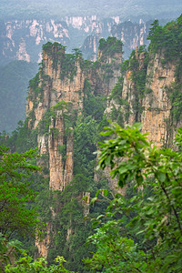 湖南省伍林源Wwlingyuan著名旅游景点张家江公园天津山石图片