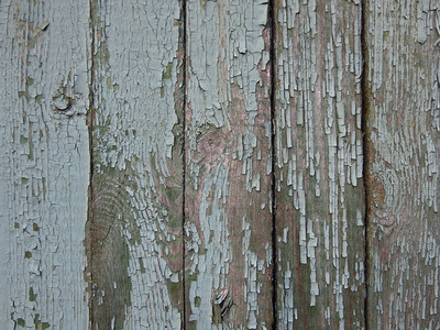 复古风格的旧木栅栏的破旧绿板纹理图片
