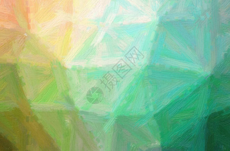 绿色BristleBrush油画背景图片
