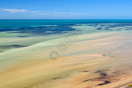 鹰崖瞭望台的德纳姆海峡澳大利亚华高清图片