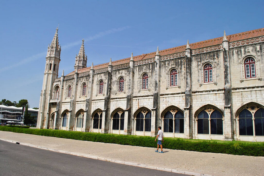 葡萄牙里斯本的修道院塔图片