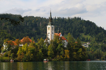 斯洛文尼亚布莱德湖与教堂斯洛文尼亚最佳浪图片
