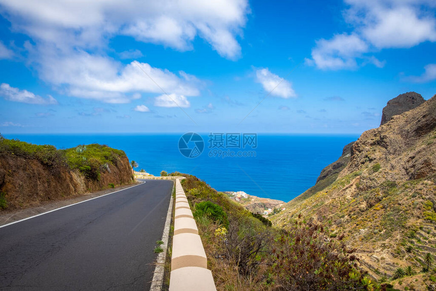 西班牙加那利群岛美丽的山地图片