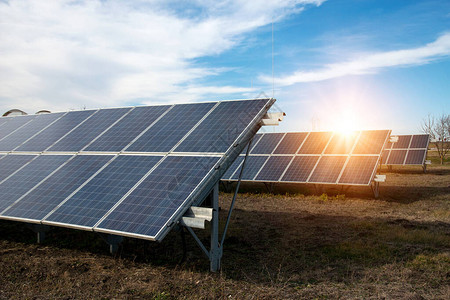太阳能电池板光伏替代电源可持图片