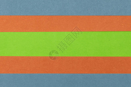 绿色橙色和蓝色彩纸面背景抽象图片