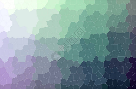 蓝色绿色和紫色小六边形图片