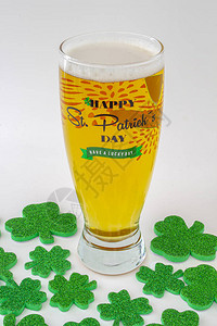 圣派特里克日啤酒扑满绿帽图片