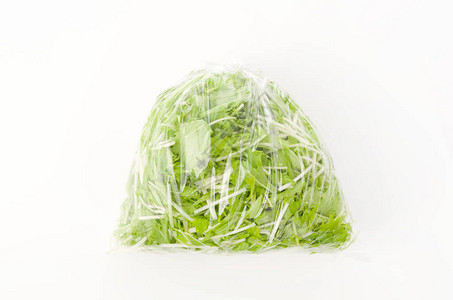 塑料袋中切开蔬菜Poth图片