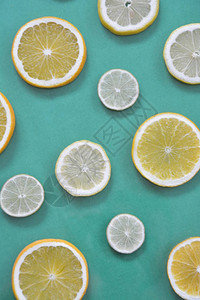 单色背景中的柑橘类水果图片