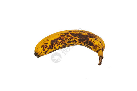 黄香蕉过量上面有棕色斑点香蕉是白种图片