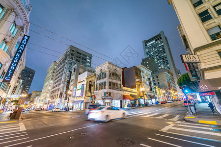 2017年8月7日旧金山市中心街道图片