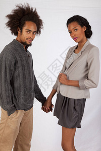 浪漫的黑人夫妇图片