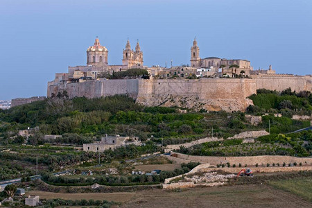 马耳他中世纪的Mdina图片
