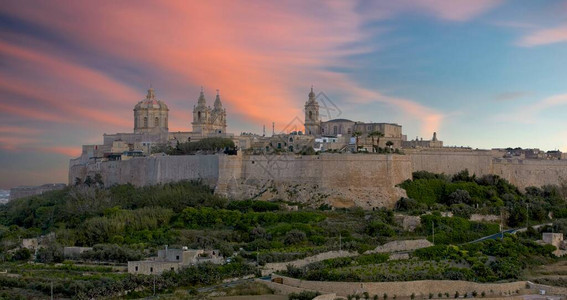 马耳他中世纪的Mdina图片