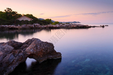 上午在希腊凯法洛尼亚岛Argostoli图片