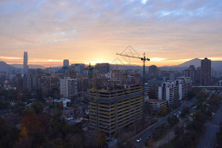 智利圣地亚哥城市风图片