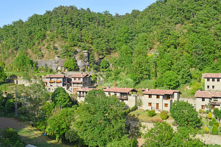 Rupit巴塞隆省的山村图片