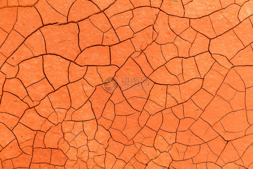 橙色干旱土壤形态图片