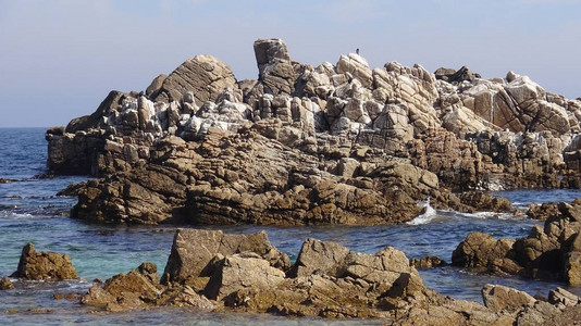 岩石海滩和自然景观图片