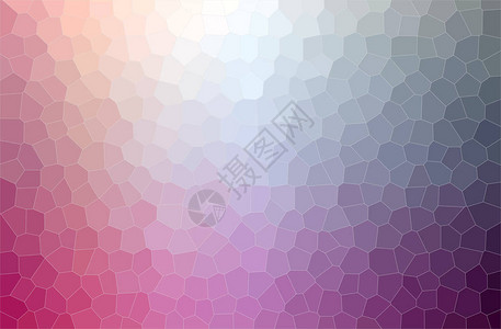 紫色小六角背景的抽象插图背景图片