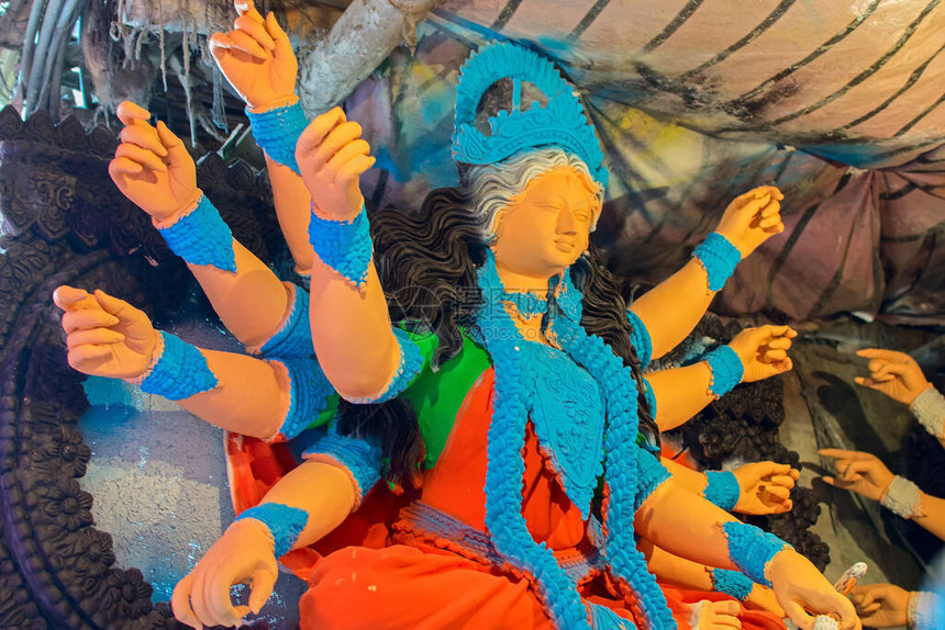 Durga女神的克莱神像图片