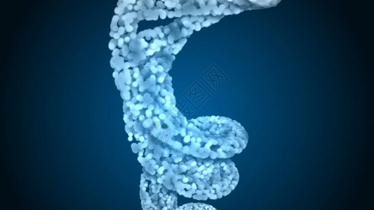 DNA3d多边铁丝框架DNA分子螺旋背景图片