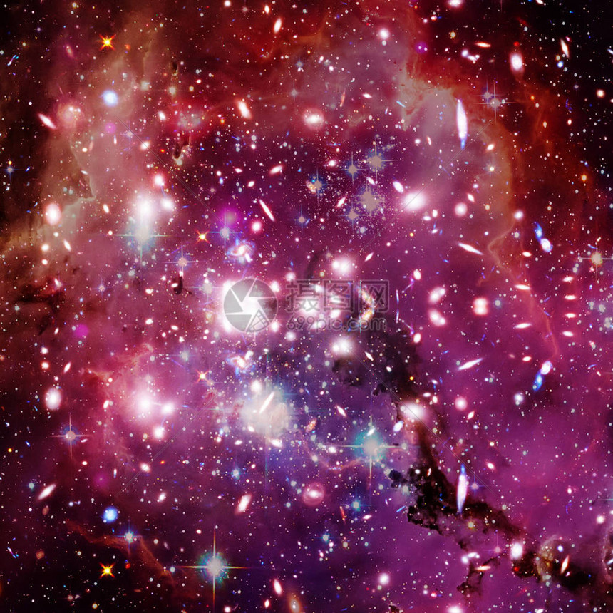 宇宙星系背景恒星和宇宙气体美国航天局提供的这图片