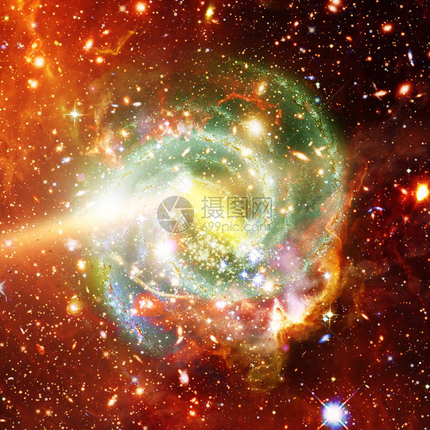令人惊异的银河系景色和恒星由美国航天局提图片