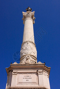 DomPedroIV纪念碑国王DomIV纪念碑位于葡萄牙里斯本Ro图片