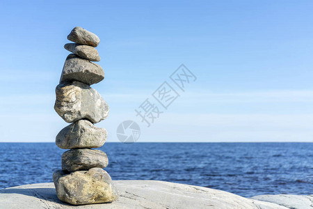 堆叠岩石平衡堆叠精密图片
