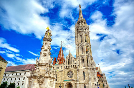 匈牙利布达佩斯的布达城堡俗称Matthias教堂假定教堂图片